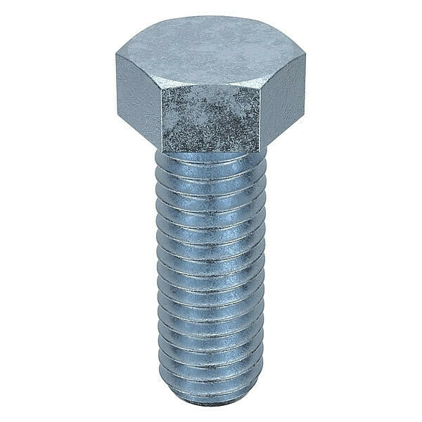 Not Graded, M10 Hex Head Cap Screw, Plain Stainless Steel, 85 mm L, 25 PK