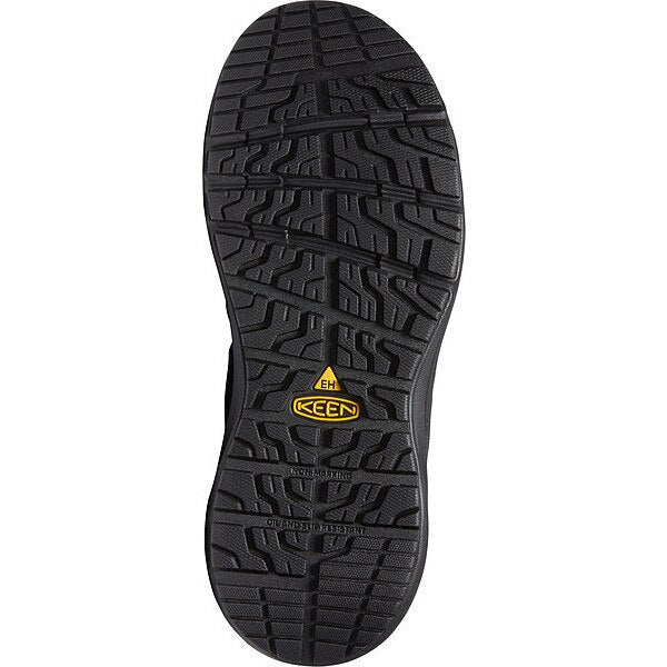 Athletic High-Top Shoe, W, 9 1/2, Black, PR