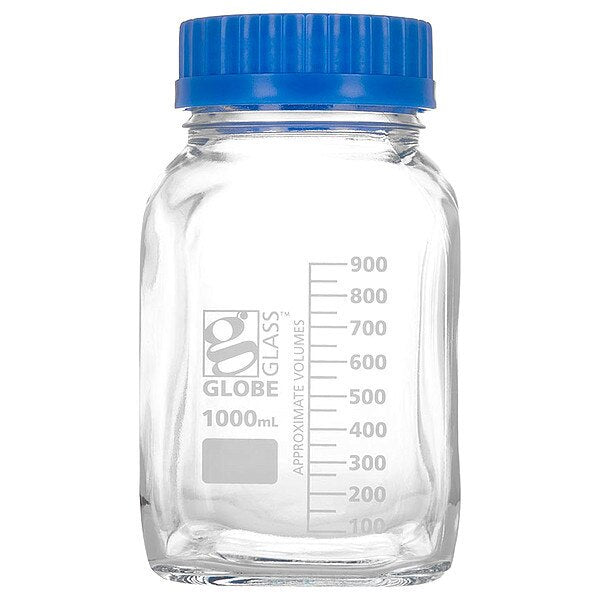 Bottle, 180 mm H, Clear, PK10