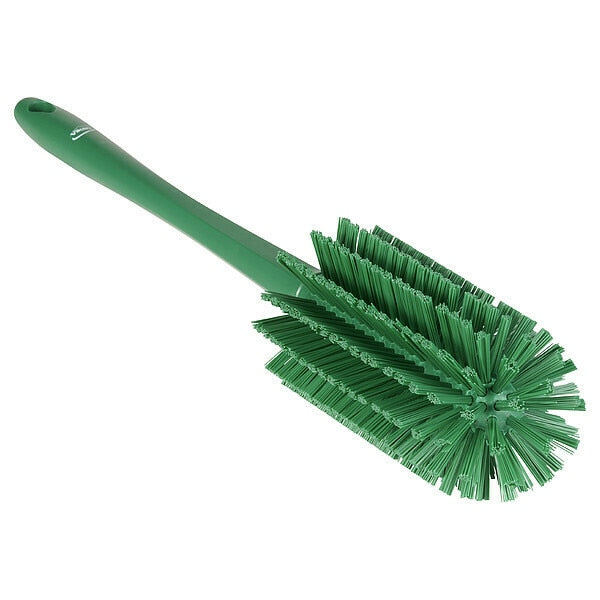 One-piece Scrub Brush, Medium, Green, 16 7/8 in L Overall