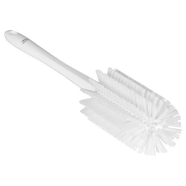 One-piece Scrub Brush, Medium, White, 16 7/8 in L Overall