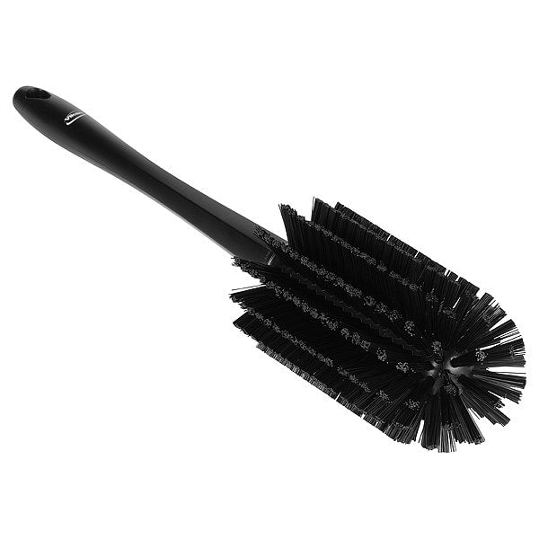 One-piece Scrub Brush, Medium, Black, 16 7/8 in L Overall