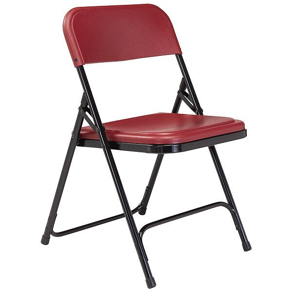 Folding Chair, Plastic, 29-1/2in H, PK4