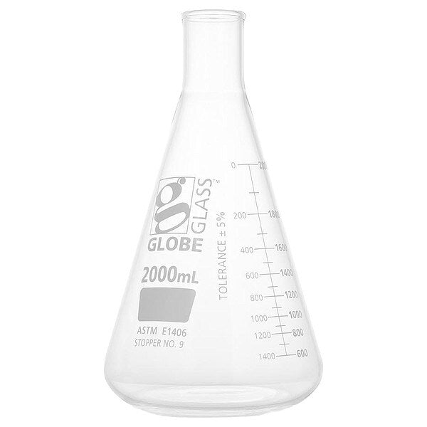 Erlenmeyer Flask, 2 L, 290 mm H