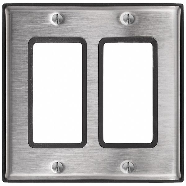 Decora Device Wall Plate, Silver, 4.68