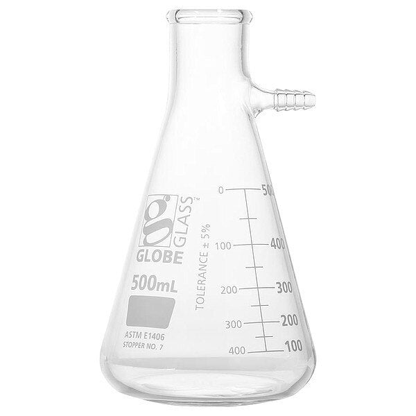 Filtering Flask, 500 mL, 188 mm H, PK6