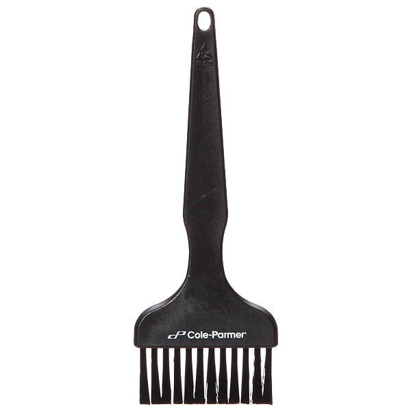 Anti Static Brush, 6 in L Handle, 3 in L Brush, 9 in L Overall