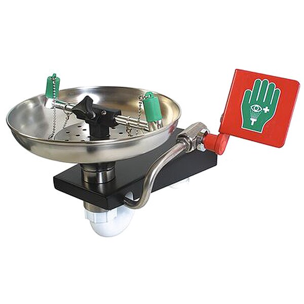Wall Mounted Eyewash Station Stainless Steel
