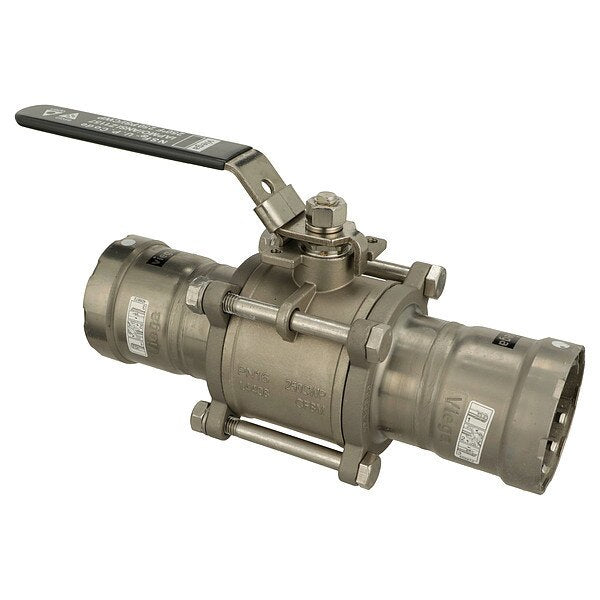Ball Valve, 5.07 in L, 2-Way Body Style