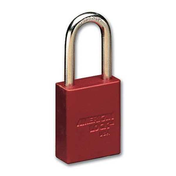 Lockout Padlock, KA, Red, 1-7/8