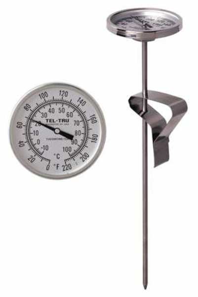 Bimetal Thermom, 2 In Dial, -10 to 110C
