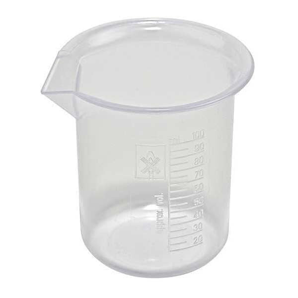 Beaker, Poly, 100mL, PK12