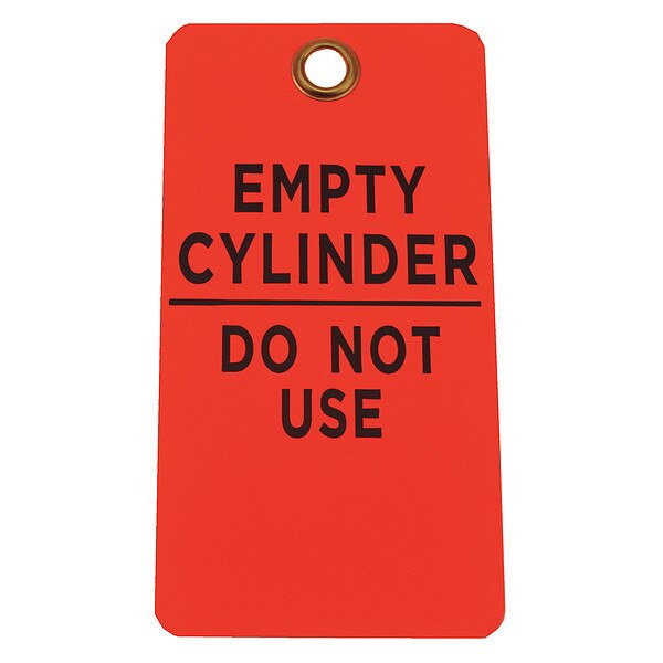 Tag, Empty Cylinder, Red, PK25