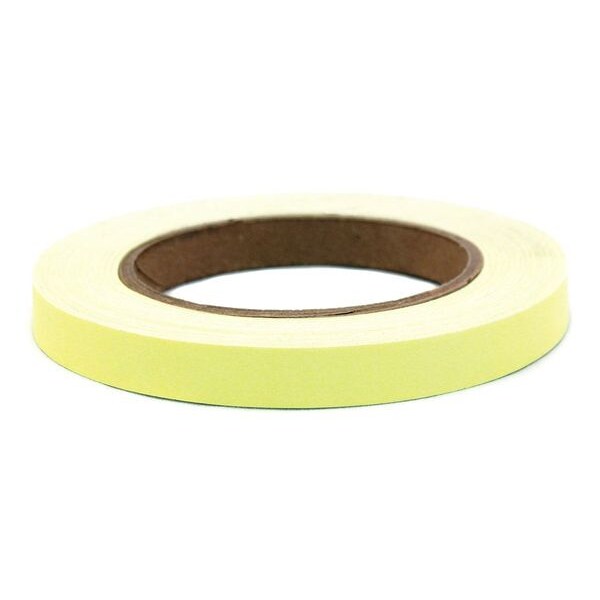 Carton Tape, Paper, Yellow, 1/2 In x 60 Yd