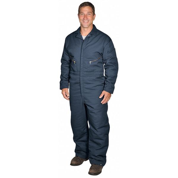 Coverall, Chest 50 to 52In., Navy