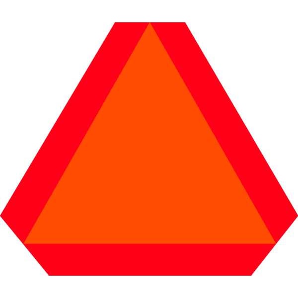 Vehicle Placard, Slow Moving Vehcle Sign