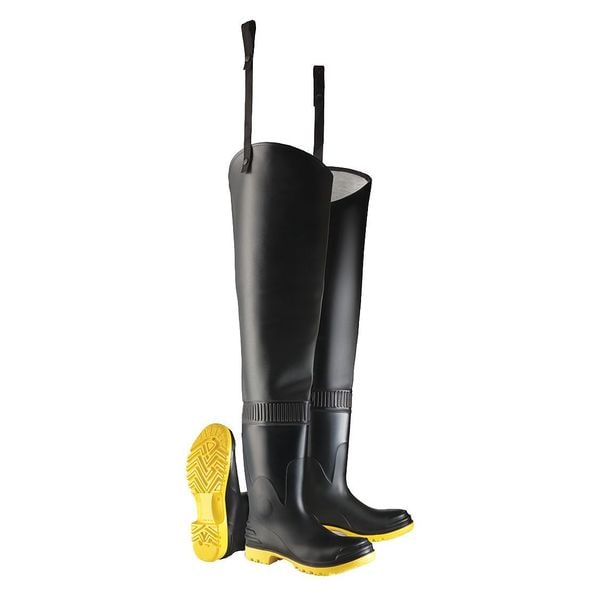 Men's Steel Hip Wader Black