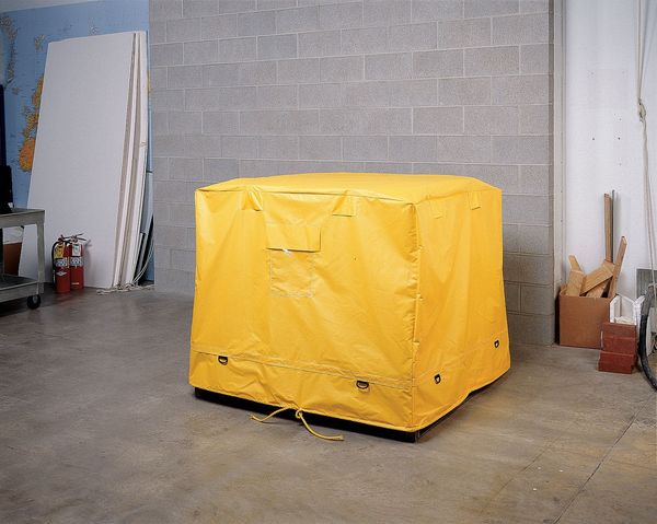 Drum Spill Containment Pallet, 66 gal Spill Capacity, 2 Drum, 2000 lb., High Density Polyethylene