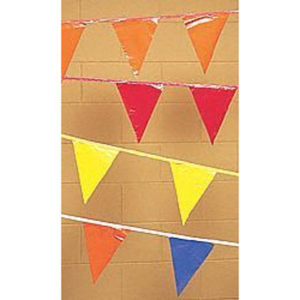 Pennants, Polyethylene, Multicolor, 60 ft.