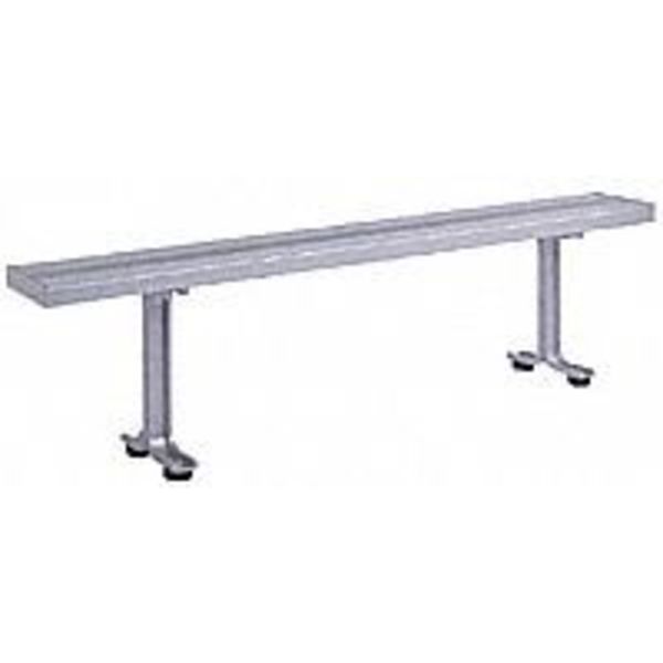 Locker Room Bench, 3 Pedestals, 10 Ft