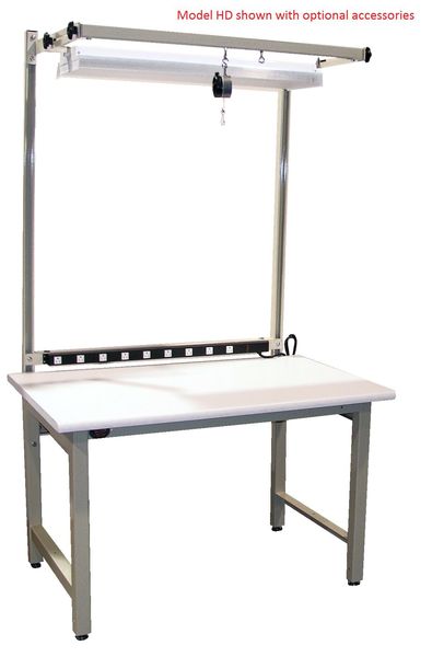 Tool Balancer, 72 W x 8 D x 6 in. H, Gray