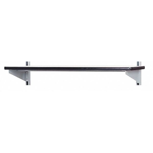 Upper Shelf, 72 W x 12 D x 3/4 in. H, Gray