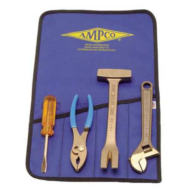 Hazmat Nonsparking Tool Set, 4 pc.