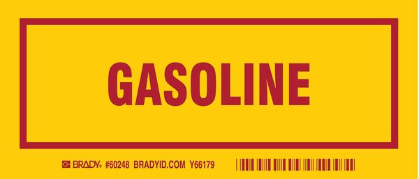 Container Label, 3 In. H, 7 In. W, PK25