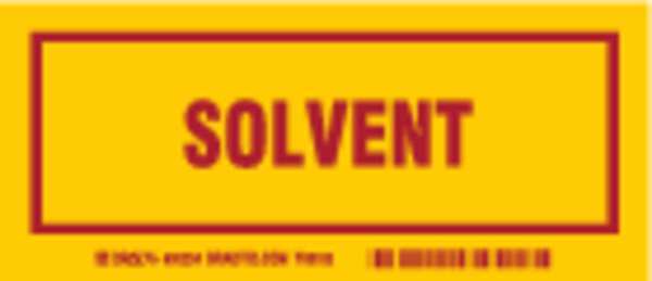 Container Label, 3 In. H, 7 In. W, PK25