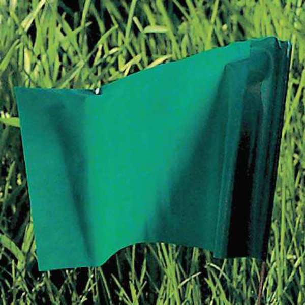 Marking Flag, Green, Blank, PVC, PK100