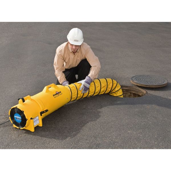 Conf.Sp. Fan, Axial, 8 In, 1/3 HP, 115V