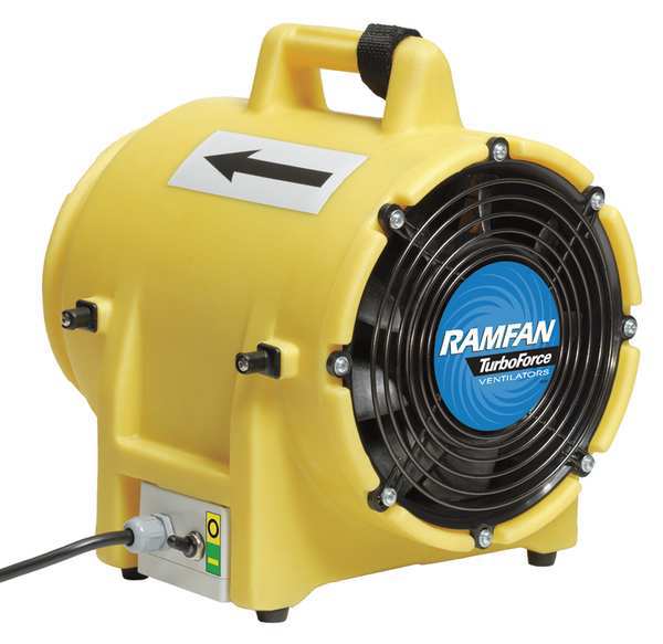 Conf.Sp. Fan, Axial, 8 In, 1/3 HP, 115V