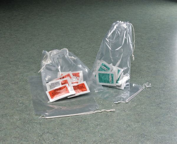 Reclosable Poly Bag Drawstring 18