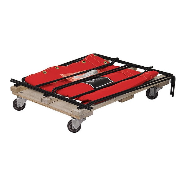 Knock Down Truck, 14 bu, red vinyl