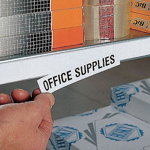 Label Holder Self Adhsv .075inx36in, pk6