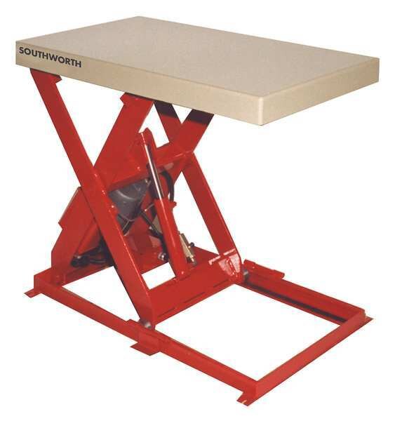Scissor Lift Table, 500 lb. Cap, 115V, 12