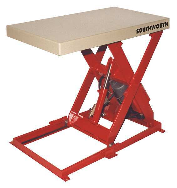 Scissor Lift Table, 550 lb. Cap, 115V, 20