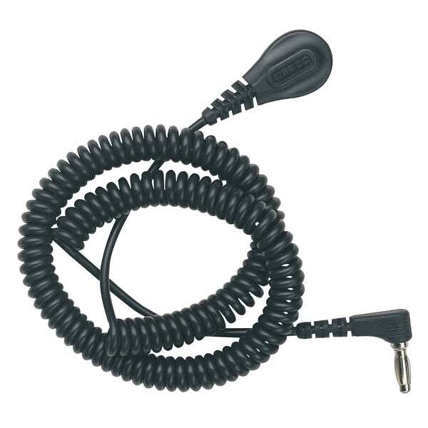 Ground Cord, Right Angle, Banana, 6Ft