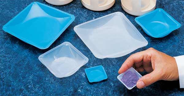 Weighing Dish, Blue, 5-1/2 In. L, PK500