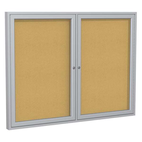 Enclosed Cork Bulletin Board 36x48
