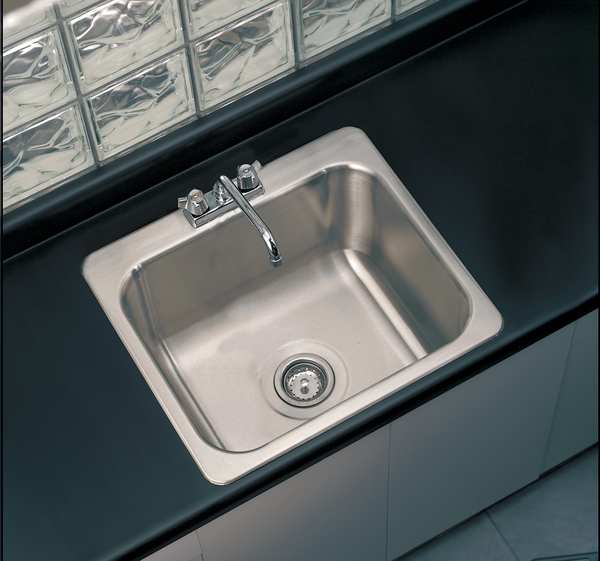 Drop-In Sink, 2 Hole, Stainless steel Finish