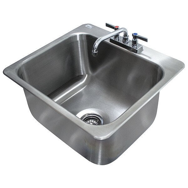 Drop-In Sink, 2 Hole, Stainless steel Finish