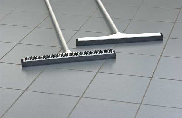 Squeegee Handle, Aluminum, Silvr, Grn, 58 in