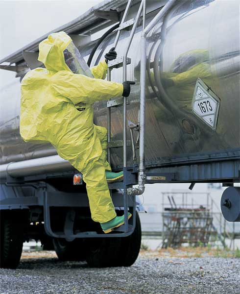 Hooded Tychem(R) TK, Yellow, Boots, M, PK2