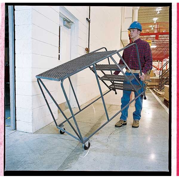 Roll Work Platform, Steel, Single, 40 In.H