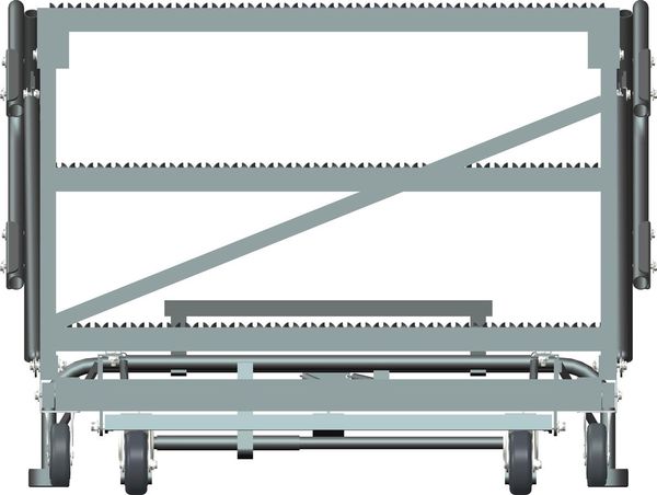 Roll Work Platform, Steel, Single, 30 In.H