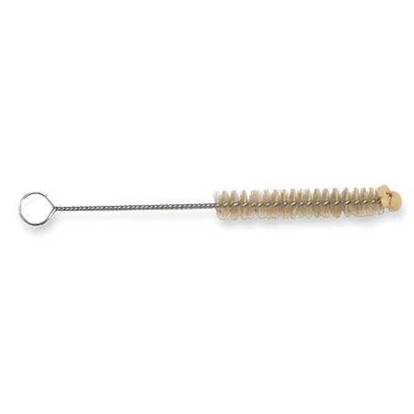 Test Tube Brush, 6 in L Handle, 3 in L Brush, White, 9 in L Overall