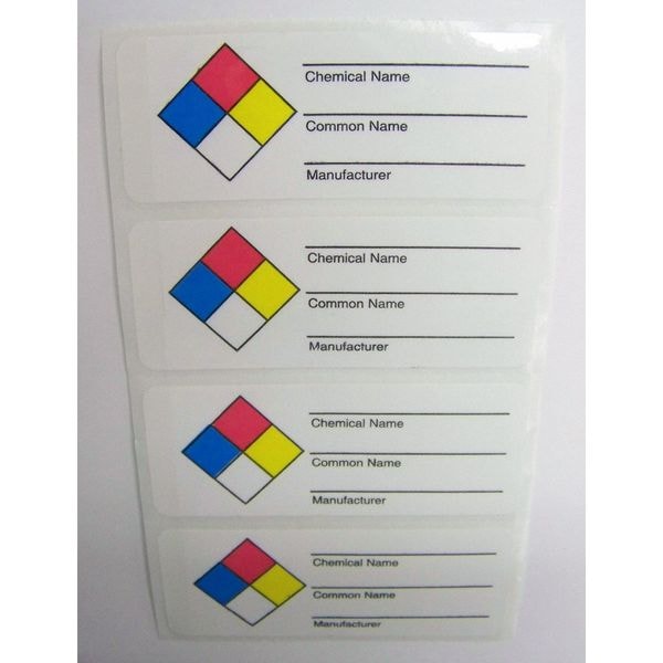 NFR Self-Laminating Label, 1-1/8 H, PK500