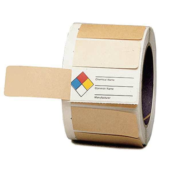 NFR Self-Laminating Label, 1-1/8 H, PK500