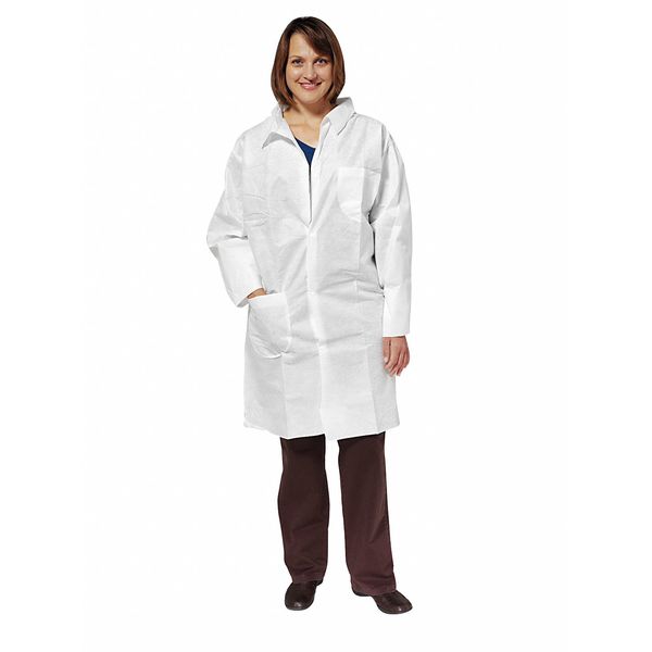 Breath Parti Protect 4Snap Close KneLeng WHT XL 25/Cs